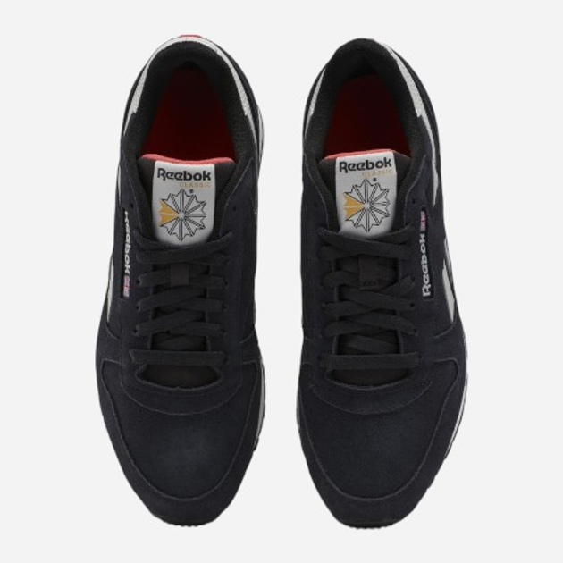 Чоловічі кросівки Reebok Classic Leather 100032774 44 Чорні (4066756272425) - зображення 3