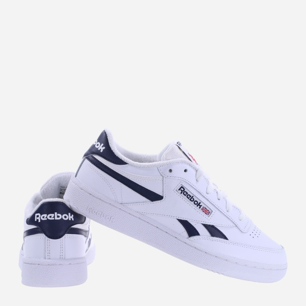 Sneakersy męskie do kostki Reebok Club C Revenge H04168 40.5 Biały/Ciemnoniebieski (4062064864000) - obraz 3