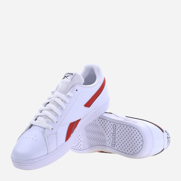 Чоловічі кеди низькі Reebok Court Retro 100074392 43 Білий/Червоний (1200143041239) - зображення 4
