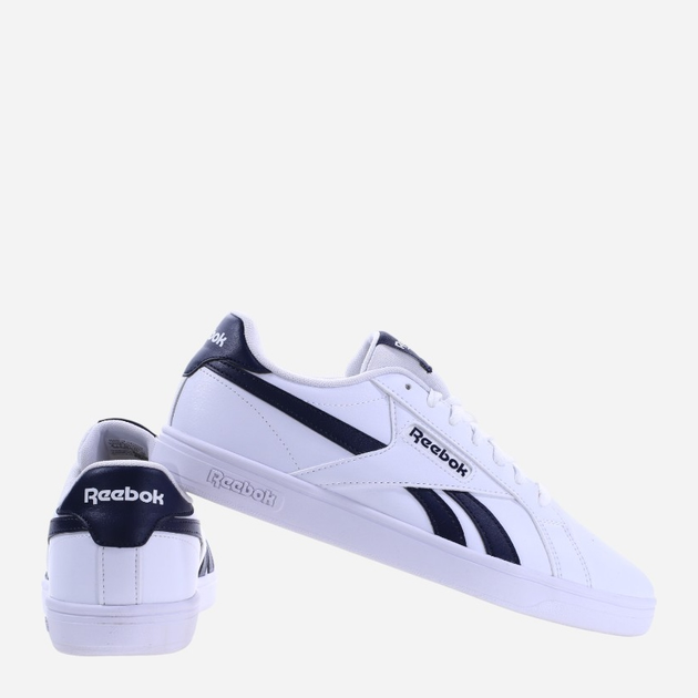 Sneakersy niskie męskie Reebok Court Retro 100074396 39 Biały/Ciemnoniebieski (1200143042809) - obraz 3