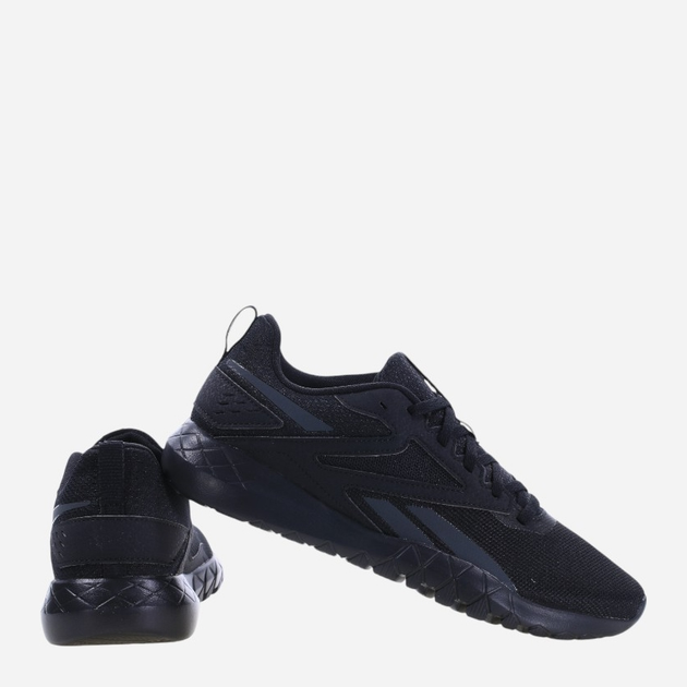 Чоловічі кросівки для залу Reebok Flexagon Energy TR 100033357 41 Чорні з темно-синім (4066756478834) - зображення 3