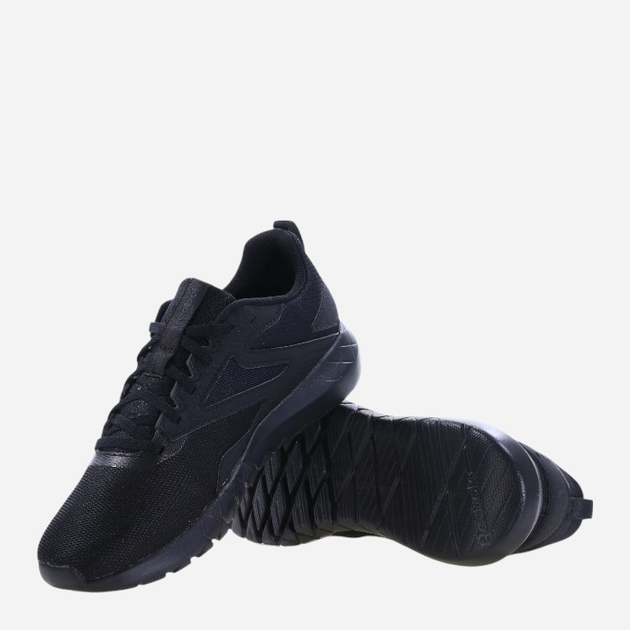 Buty na siłownię męskie Reebok Flexagon Energy TR 100033357 42.5 Czarne z granatowym (4066756478865) - obraz 4