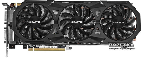 Видеокарта Gigabyte PCI-Ex GeForce GTX 980 Windforce 3X 4096MB