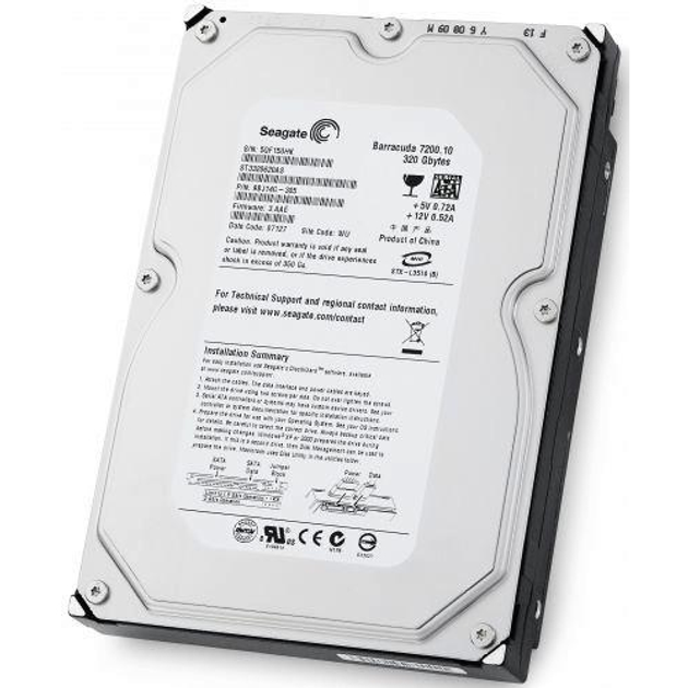 Жесткий диск 320 ГБ Seagate (3.5", 7200 об/мин, 16 МБ, SATAII ...