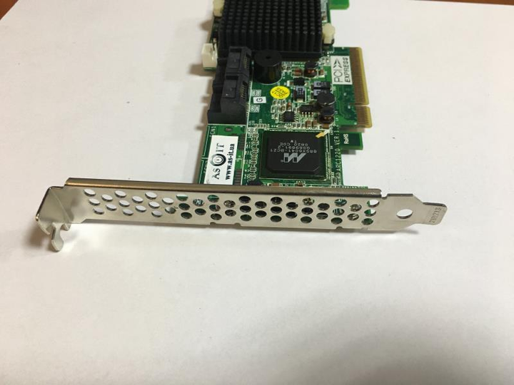 RAID-контролер ARECA ARC-1220, PCI-e x8, 128mb, 3GB/S, 4x SATAII Б/В - зображення 2
