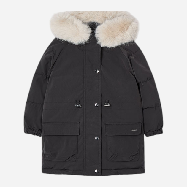 Kurtka parka chłopięca Mayoral 4.493-70 116 cm Czarna (8445865470438) - obraz 1