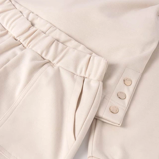 Komplet dresowy młodzieżowy dziewczęcy (bluza z kapturem + spodnie) Mayoral 7.846-24 164 cm Jasnobeżowy (8445865520270) - obraz 5