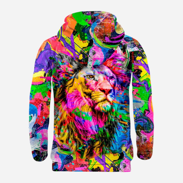 Худі чоловіче Mr. Gugu & Miss Go Colorful Lion H-K2202 M Разнокольорове (5903845210489) - зображення 2