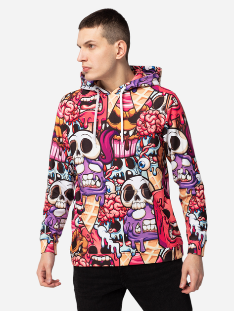 Худи мужское Mr. Gugu & Miss Go Zombie Ice Cream H-K2121 XS Розовое ...