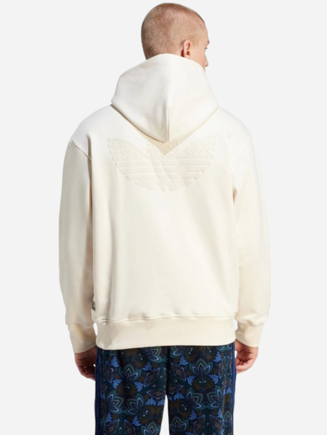 Bluza męska z kapturem Adidas Premium Graphic Hoodie "Wonder White" IV9696 XL Beżowa (4067886965669) - obraz 2