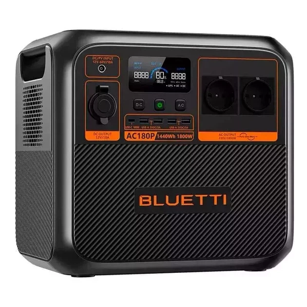 Портативна зарядна станція Bluetti AC180P 1800W 1440Wh - зображення 2