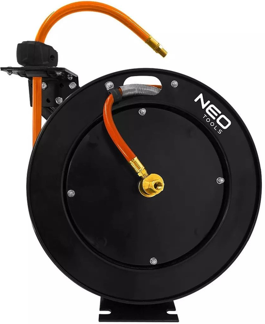 Пневматична котушка NEO Tools металева відкрита 9.5 мм x 15 м Heavy Duty 10-701 (5907558497366) - зображення 2