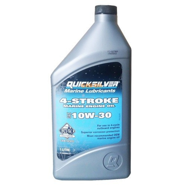 Моторное масло QUICKSILVER 10W30 для 4-х тактных двигателей (1л ...