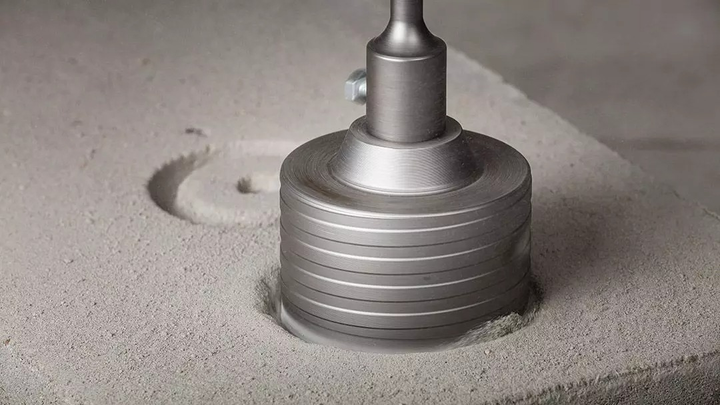 Коронка твердосплавна Graphite 80 мм з адаптером SDS+ та направляючим сверлом 55H322 (5902062107312) - зображення 7