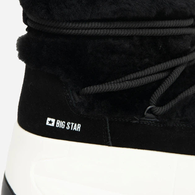 Śniegowce damskie niskie Big Star OO274A206 38 Czarne (5900714808501) - obraz 5