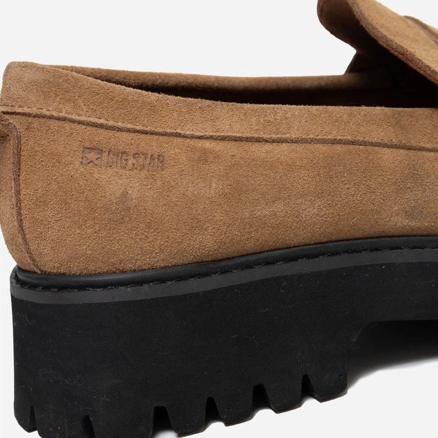 Loafersy damskie zamszowe Big Star OO274329 38 Brązowe (5900714817985) - obraz 6