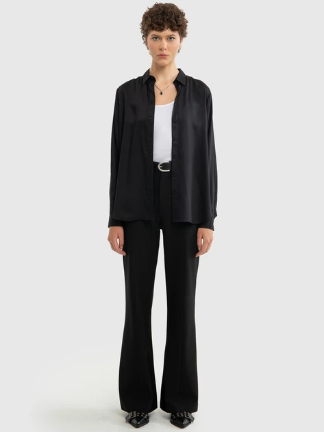 Koszula damska elegancka Big Star Saliko 906 XS Czarna (5900714778804) - obraz 3