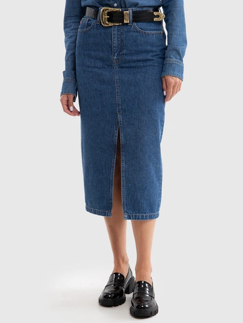 Spódnica ołówkowa damska jeansowa Big Star Cara 513 W27 Granatowa (5900714788216) - obraz 1