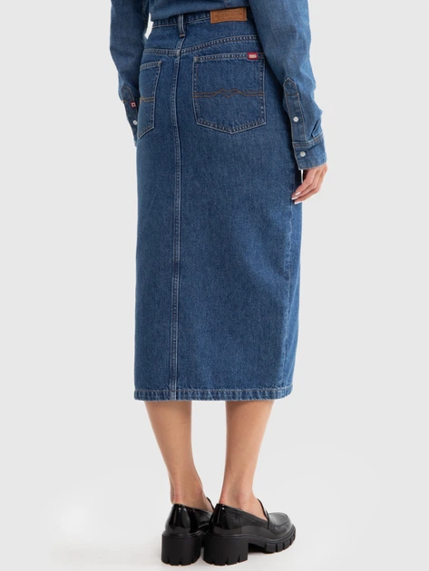 Spódnica ołówkowa damska jeansowa Big Star Cara 513 W27 Granatowa (5900714788216) - obraz 2