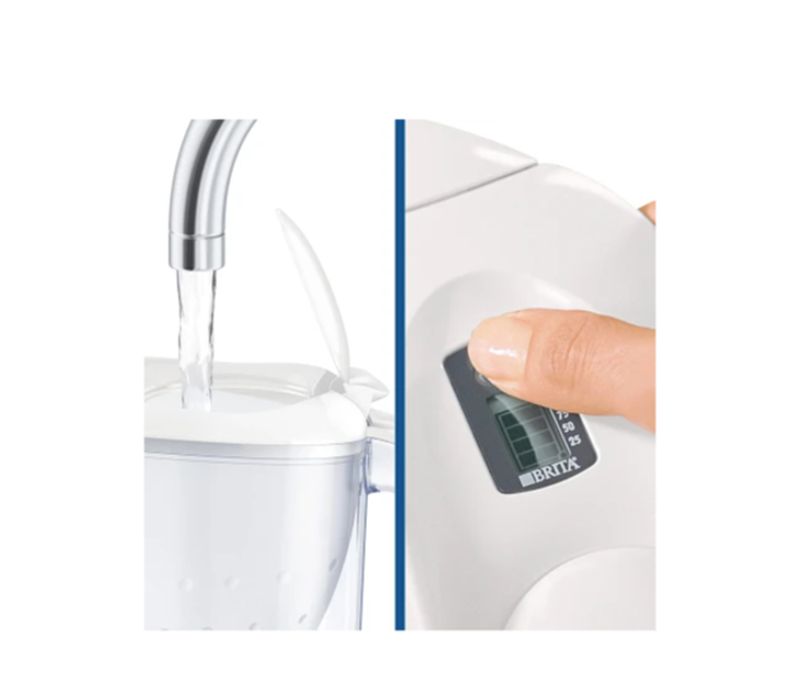 Фильтр-кувшин для жесткой воды Brita Marella 2,4 л Белый с картриджами Maxtra Pro 1 шт + Maxtra Pro Hard Water 4 шт - изображение 3