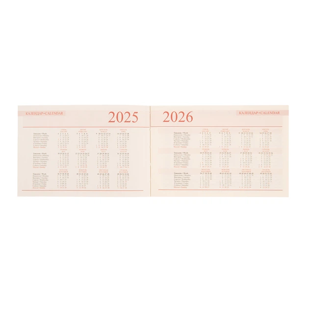 Еженедельник 10х15см дата Leo Planner датированный 2025 Etnico 128 стр - изображение 5