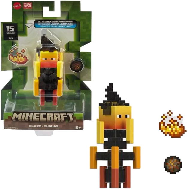 Zestaw Minecraft Blaze Figurka podstawowa + akcesorium (0194735193691) - obraz 1