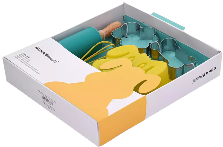 Набір аксесуарів для випічки Duka Mini жовтий 5 шт (5904422213688) - зображення 13