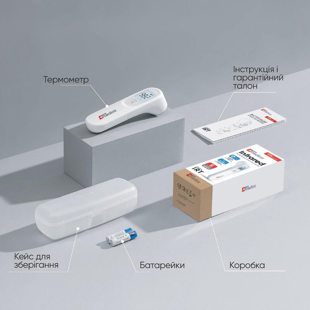 Бесконтактный термометр, градусник ProMedica IRT, гарантия 5 лет - изображение 2