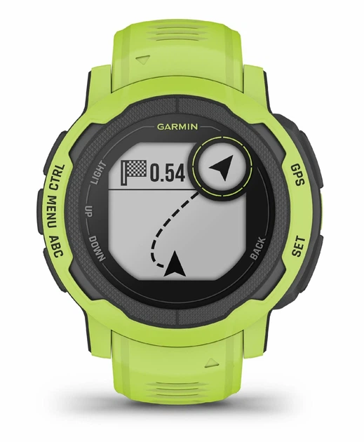 Смарт-часы Garmin Instinct 2 (010-02626-01) лаймовые с силиконовым ремешком - изображение 8