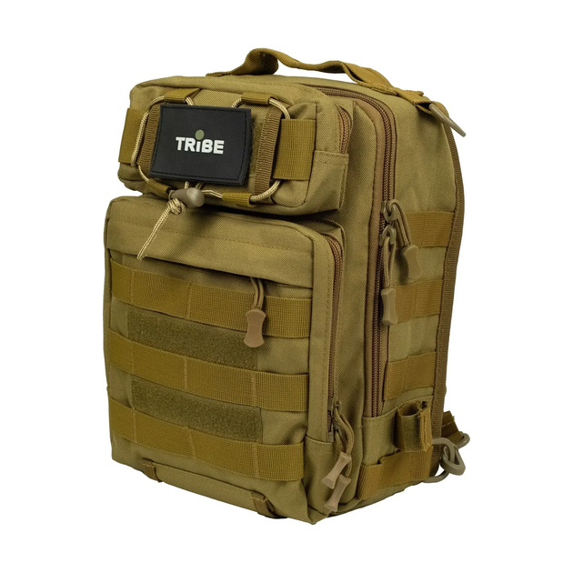 Сумка через плече Tribe Sling Pack 6,5 L T-IE-0003, coyote - изображение 1