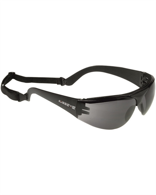 Очки баллистические Mil-Tec SWISS EYE® Тактические Smoke sports glasses protector Черный (opt-M-T-4561) - изображение 1