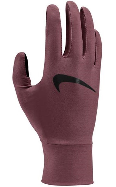 Rękawiczki damskie do biegania Nike Dri-Fit N1002219206 XS Brązowe (887791762788) - obraz 1