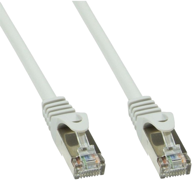 Patchcord Sharkoon Cat 6 S/FTP 15 m Szary (4044951020423) - obraz 1