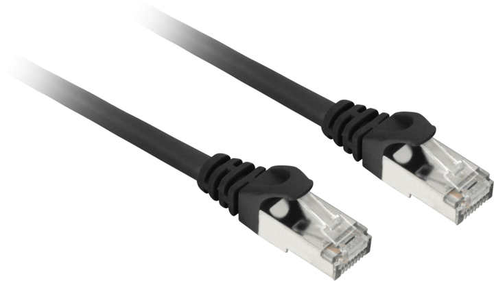 Patchcord Sharkoon Cat 7a S/FTP 5 m Czarny (4044951029365) - obraz 1