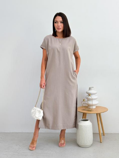 Плаття-футболка міді літнє жіноче ARTKNIT Маргарет L Корда (4823093464186) - зображення 1