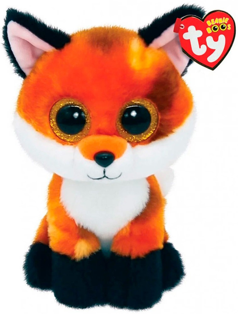 Дитяча іграшка м'яконабивна TY Beanie Boos Meadow Оранжевий Лис 24 см 38012 (8421380121) - зображення 1