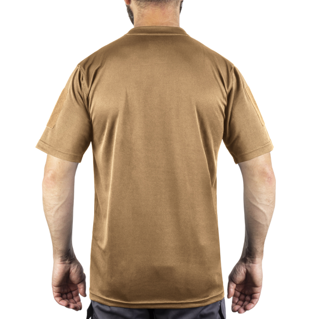 Футболка Sturm Mil-Tec Tactical T-Shirt QuickDry DARK COYOTE S (11081019) - зображення 2