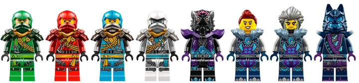 Конструктор LEGO Ninjago Додзьо тіней у Вовчій Масці 1190 елементів (71813) - зображення 5