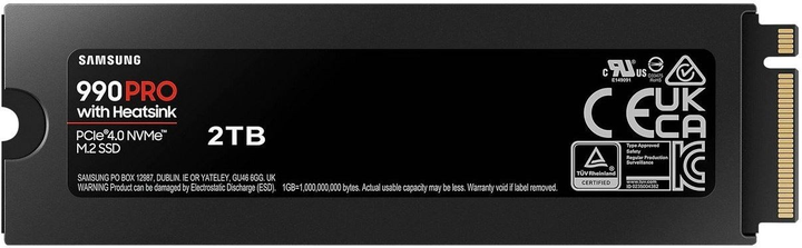 Dysk SSD Samsung 990 Pro 2TB M.2 PCIe 4.0 x4 V-NAND 3-bit MLC (MZ-V9P2T0GW) - obraz 2