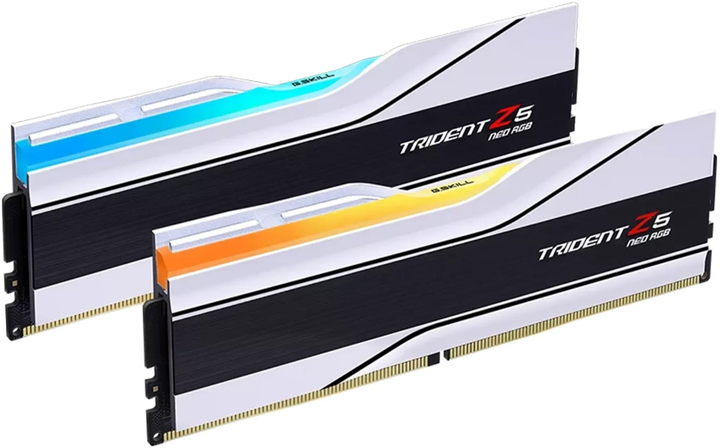 Pamięć RAM G.Skill DDR5-6000 65536MB PC5-48000 (Kit of 2x32768) Trident Z5 Neo RGB White (F5-6000J3036G32GX2-TZ5NRW) - obraz 2