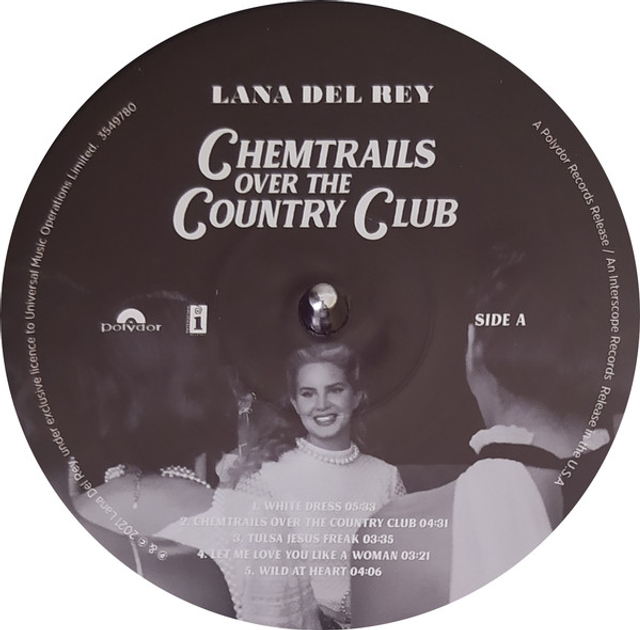米、欧LP Lana Del Rey Chemtrails Over The Country Club 3549780 Polydor, Interscope  /00400 Lana Del Rey – Chemtrails Over The Country Club – Vinyl