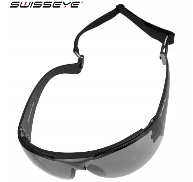 Окуляри балістичні Mil-Tec SWISS EYE® Smoke sports glasses protector Чорний (Takctik-639M-T) - зображення 2