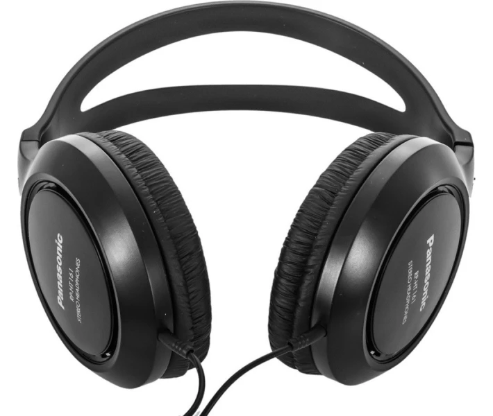 Наушники полноразмерные проводные PANASONIC RP-HT161E-K черные - изображение 5
