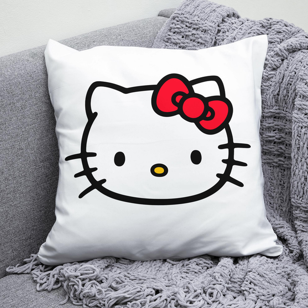 Набор для вышивания подушки Hello Kitty полоски VERVACO PN-0153770