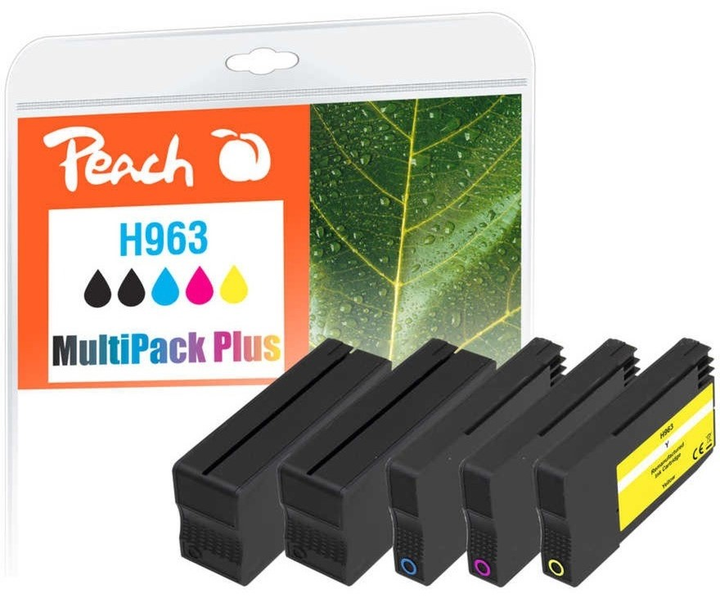 Набір картриджів Peach Tinte для HP 364XL Black 19 мл + Color 3 х 12 мл (7640148556033) - зображення 1