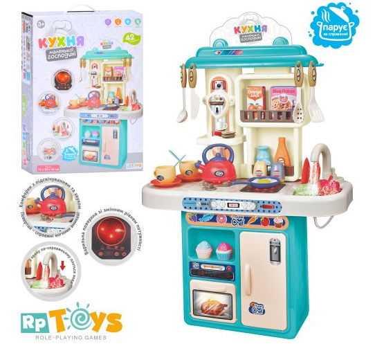 Игровой набор LIMO TOY Кухня маленькой хозяйки АРТ 16890A Зеленая - Фото 3 Игровой набор LIMO TOY Кухня маленькой хозяйки АРТ 16890A Зеленая - изображение 3