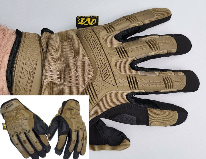 Тактичні рукавиці Mpact Mechanix Tan XL койот - изображение 2