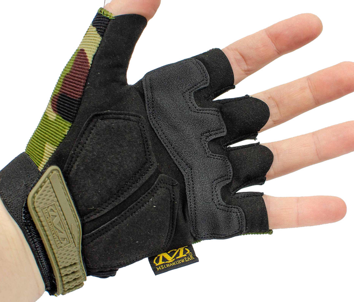 Тактичні рукавички Mpact Mechanix безпалі camo L мультикам - изображение 1