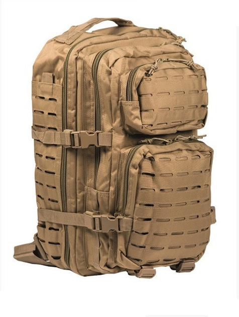 Рюкзак MIL-TEC Assault Backpack Перфорація 36л койот 14002705 - зображення 1