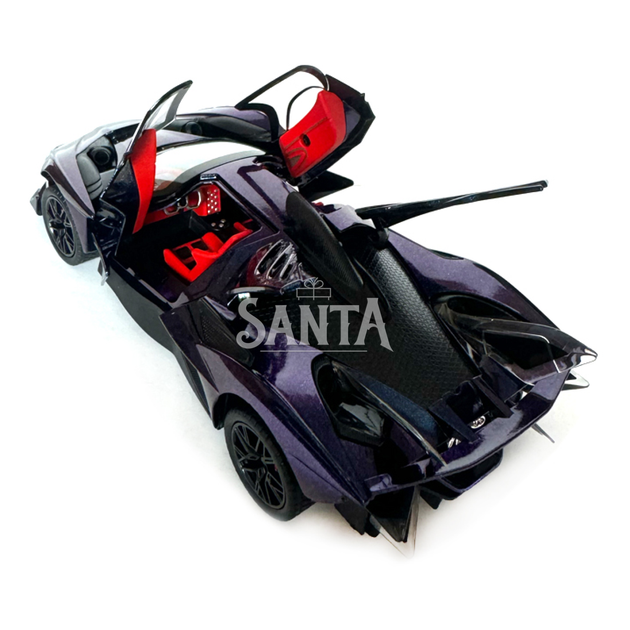 BIG APOLLO LIMITED ver 展示品 Машинка металлическая Apollo Project EVO Аполо 1:24 фиолетовая